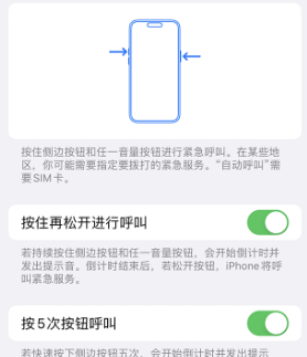 桓仁苹果14维修站分享iPhone14如何使用SOS紧急联络 